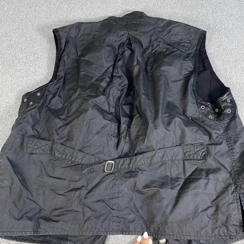Polo Ralph Lauren Utility Vest Mens XL Black Multi Pocket Cargo Fishing Gorpcore